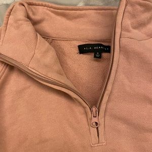 long sleeve “cropped” zip up jacket